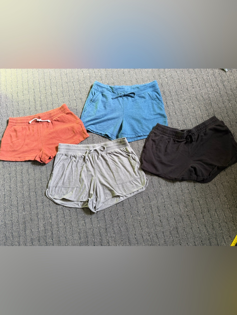 Set of GUC lounge shorts sz L. 1 med. Various brands. See photos.